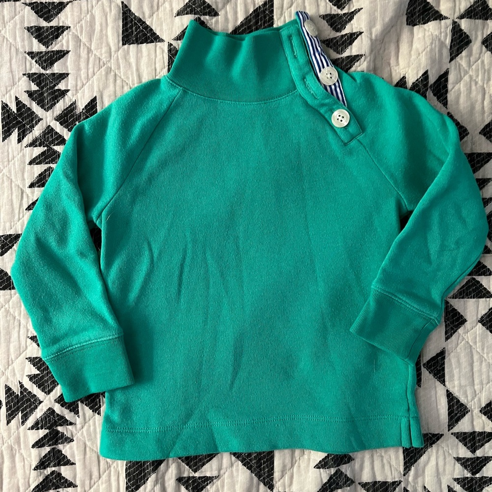 Crewcuts XXS funnel neck sweatshirt